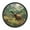 Cow in Green Rolling Hills, variant on Voice Activated Clock with Glow Light 12 Inch Large Silent Wall Clock Battery Operated for Home Decor Colorful Starfish and Seashells