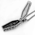 thumbnail image 3 of FDLK Classic Retro Stainless Steel Cross Skull Pendant Necklace Fashion Mummy Coffin Pendant & Necklace for Mens Gift---Product code 43954, 3 of 5