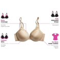 thumbnail image 3 of Women's Maidenform 9436 Comfort Devotion Extra Coverage Underwire Bra (Brocade/Deep Cerise 38DD), 3 of 6