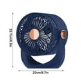 thumbnail image 3 of Xihbxyly Mini Ventilador Portátil, Flujo de Aire Ajustable de 3 Velocidades, Diseño Silencioso de Carga Usb, Rotación de 360°, Ahorro de Energía, Ideal para Escritorio de Oficina En Casa, Ideal para, 3 of 7