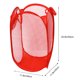 thumbnail image 2 of FESTFENDS 1Ud Cesta De Ropa Sucia Plegable Con Malla Roja Para Organizar Y Almacenar Prendas, 2 of 5