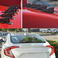 thumbnail image 2 of 10 pcs Styling Shark Fin Diffuser Spoiler Wing Windshield Vortex Generator Universal for Roof Windscreen Bumper, 2 of 5
