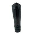 thumbnail image 4 of Forever Young Women's Zipper Short Shaft Mock Rain Boot, Navy, 4 of 6