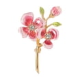 thumbnail image 5 of Ziurtnc Women Brooch Flower Shape Anti-slip Wear-resistant Suit Coat Collar Hat Scarf Decoration Clothes Pin Prom Party Garment Jewelry, 5 of 8