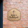thumbnail image 3 of Heritage Plus Raise A Hallelujah Wall or Door Sign | Religious Home Decor - Medium, 3 of 9