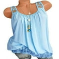 thumbnail image 1 of Womens Tank Sleeveless Causal Loose Plus Size Tops, 1 of 2