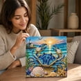 thumbnail image 4 of Crab Pearl Diamond Art Kit, Coastal Animal Diamond Painting with Pearl Rhinestones, 11.8 in DIY Home Decor Craft for Adults, 4 of 4