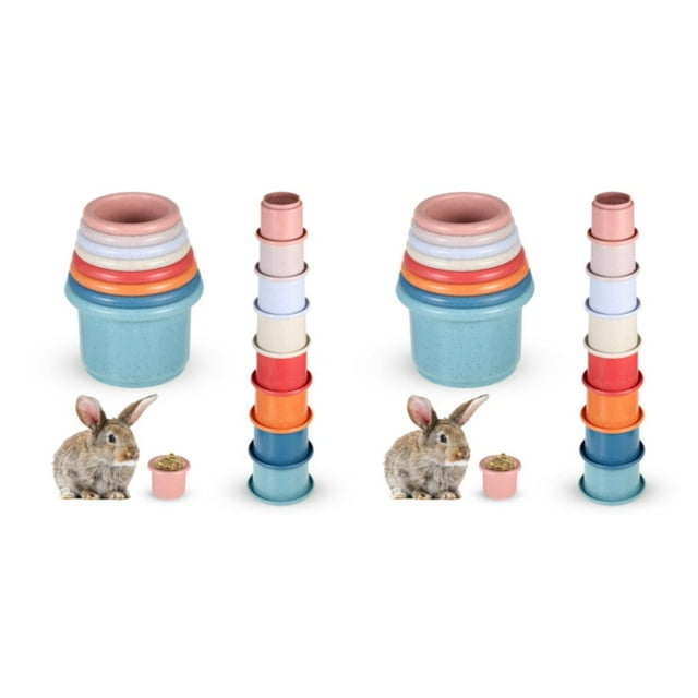 VONKY Kids Toy For Preschoolers Cute And Playful Stacking Cup Set Low Maintenance Plastic Bathtub Toy Stacking Stacking Toy 2Set