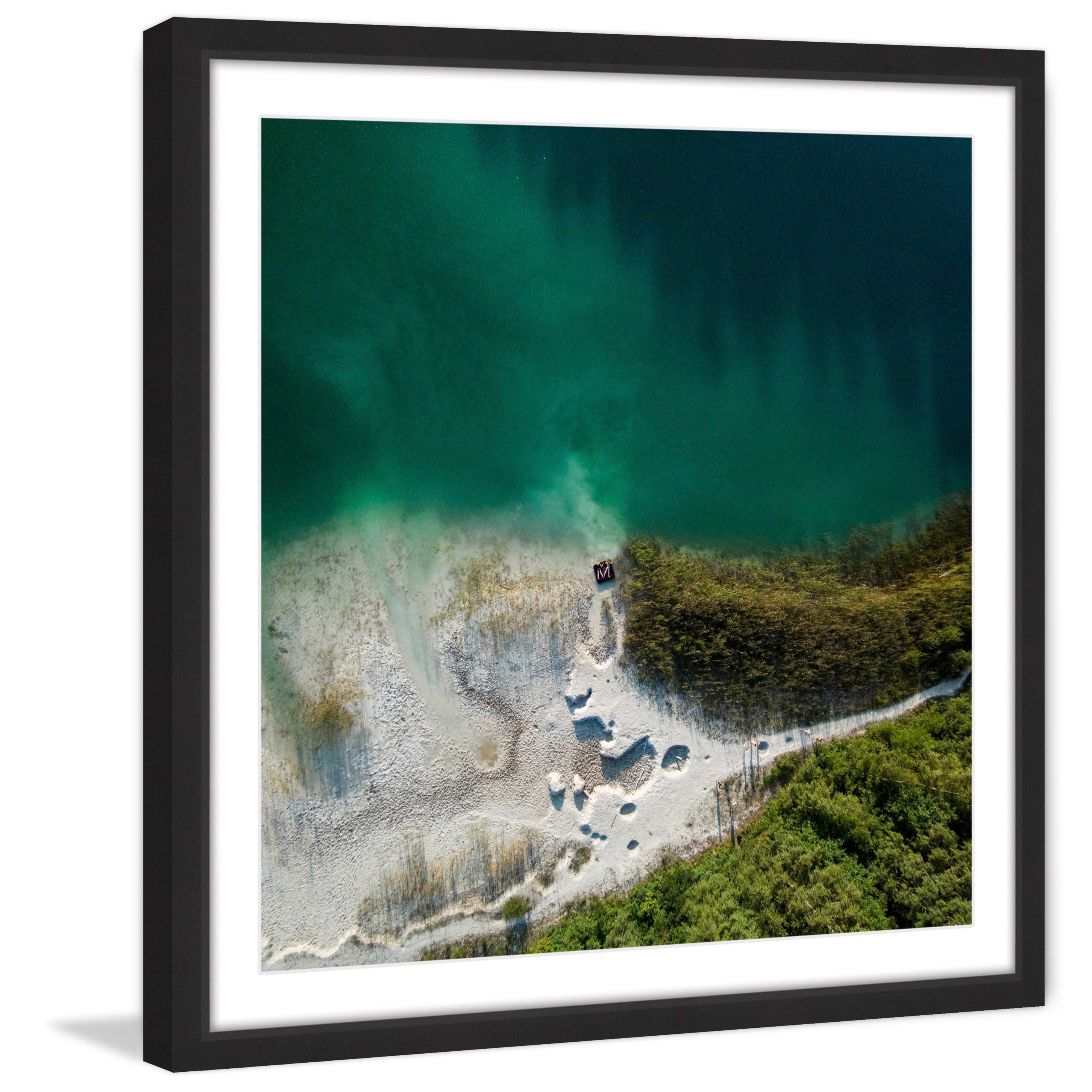 Marmont Hill "Sea Foam" by Karolis Janulis Framed Painting Print