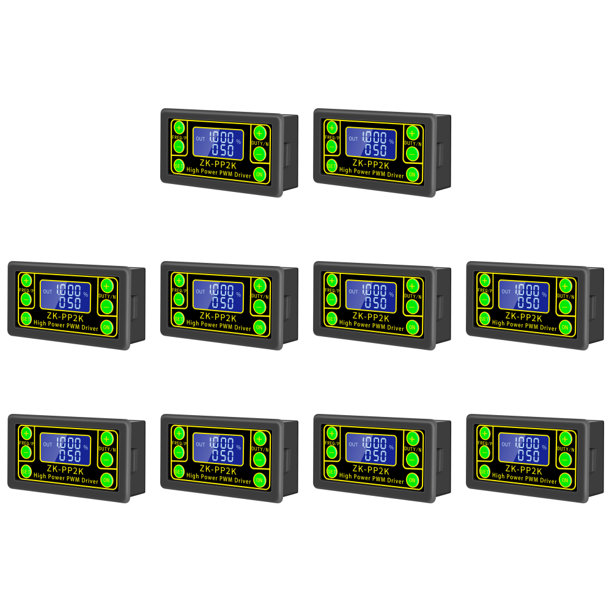 Regulador velocidad del PP2K Módulo accionamiento retardo ciclo 8A DC 3 3-30 V LCD alta potencia