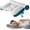 Blue, variant on Ergonomic Goose Down Pillow, Sleep Enhancing Cervical Support Comfort Goose Down Pillow, Cervical Support Comfortable Goose Down Pillow, Small Pillows for Sleeping