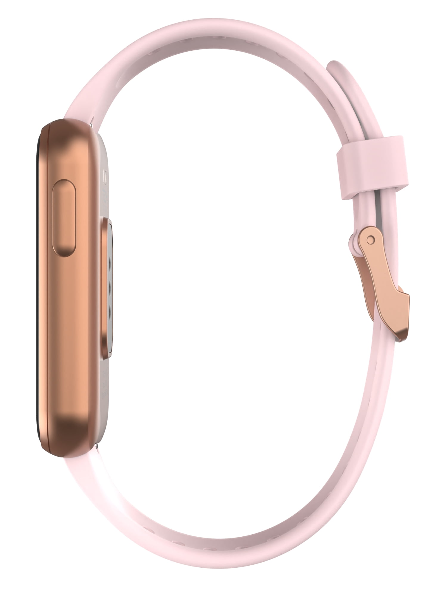 iTech Active 4 Unisex Adult Smartwatch Fitness Tracker, Blush, Silicone Strap