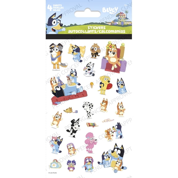 Trends International Bluey Standard 4-Sheet Stickers