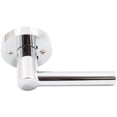 thumbnail image 3 of Zurich Door Lever with Round Rosette, Dummy (Non-Turning) Latch, Polished Chrome by Stone Harbor Hardware, 3 of 3
