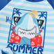 thumbnail image 2 of Traje de baño dividido para niños, manga larga, protector solar, estampado de tiburón, traje de baño para niños, cómodo traje de baño de alta elasticidad, 2 of 6