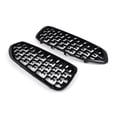 thumbnail image 4 of Rejilla central Parrillas delanteras, repuesto de rejillas centrales delanteras para BMW Z4 G29 2019-2022, 51138091295, 51138091296, 1 par, 4 of 8
