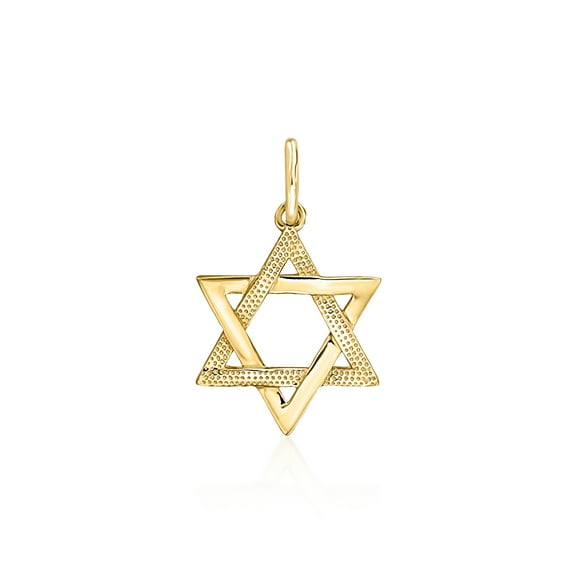 Pure Collection by Ross-Simons Italian 14kt Yellow Gold Star Of David Charm, Women's, Adult