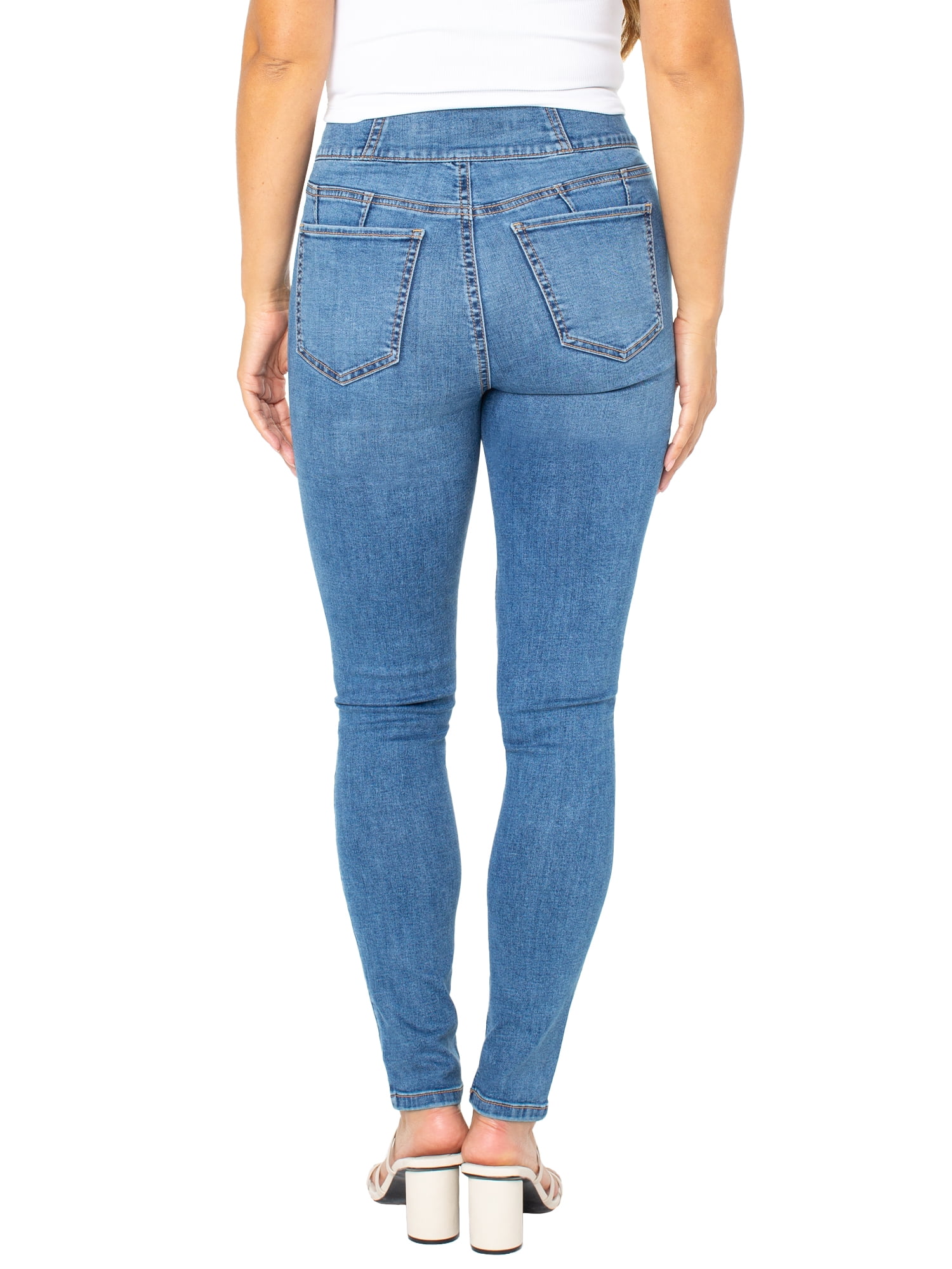 Celebrity Pink Women's High Rise Skinny Jean, 28" Inseam, Sizes 1-21