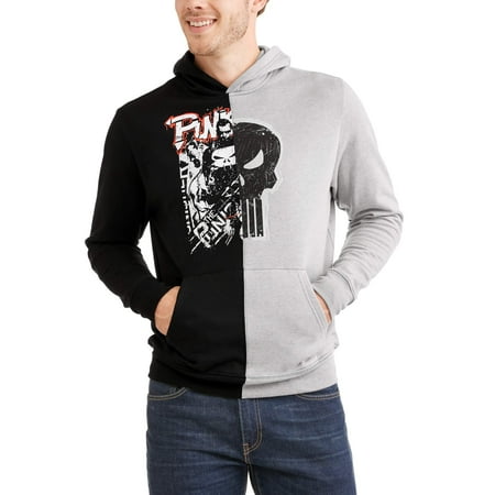 The North Face Fleece Parka - Punisher Men long sleeve pullover split fleece hoodie