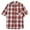 Red, variant on EHRWE Mens Shirts Summer Plaid Shirt Male Fashion Leisure Version Of The New Thin Short Sleeve Shirt Comfortable