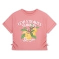 thumbnail image 4 of Levi Strauss Signature Girl Short Sleeve Graphic Top, Sizes 4-16, 4 of 7