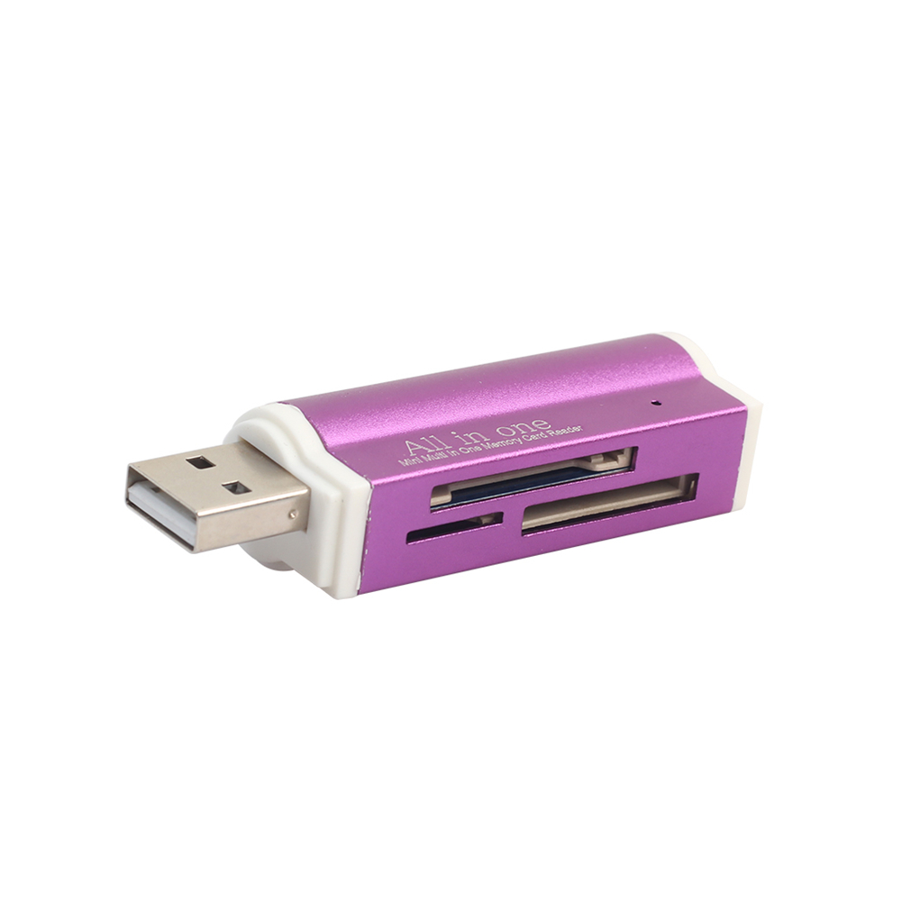 Multi All in 1 USB2.0 4Slot Memory Card Reader For Maximum 32GB TF MS