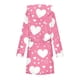 thumbnail image 5 of TaTaai Valentine's Day Kids Hooded Robe, Thickened Velvet Pajamas Set, Long Sleeve Sleepwear, Cozy Holiday Loungewear Gift, 5 of 6