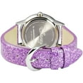 thumbnail image 2 of Descendants 2 Mal Tween Girls' Stainless Steel Watch, Purple Glitter Leather Strap, 2 of 6