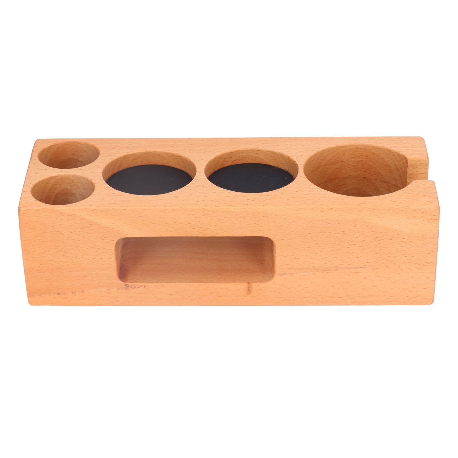 Coffee Tamper Mat Stand, Multifunction Wood Coffee Filter Tamper Holder