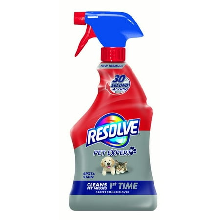 - Resolve Pet Stain & Odor Carpet Cleaner, 22oz Bottle