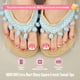 thumbnail image 2 of Puntas para uñas de los pies NOVO OVO, punta francesa, extra corta, blanca, x224, 2 of 8