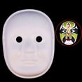 thumbnail image 5 of CIMAXIC 2 Pcs Handmade Mask Eco-friendly Pulp Peking Opera Pattern Mask Chinese Culture Figure Pattern Face Cover for Children Adults Festival Party Performance Club Supplies, 5 of 5