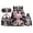 Cherry Blossom Axolotl, variant on Yspwyqan 4 Piece Kids Backpack Set for Boys Girls Ages 8-15, Lightweight Capybara Lemon School Bag with Multiple Pockets, 17 Inch Bookbag with Lunch Bag Pencil Case for Elementary School