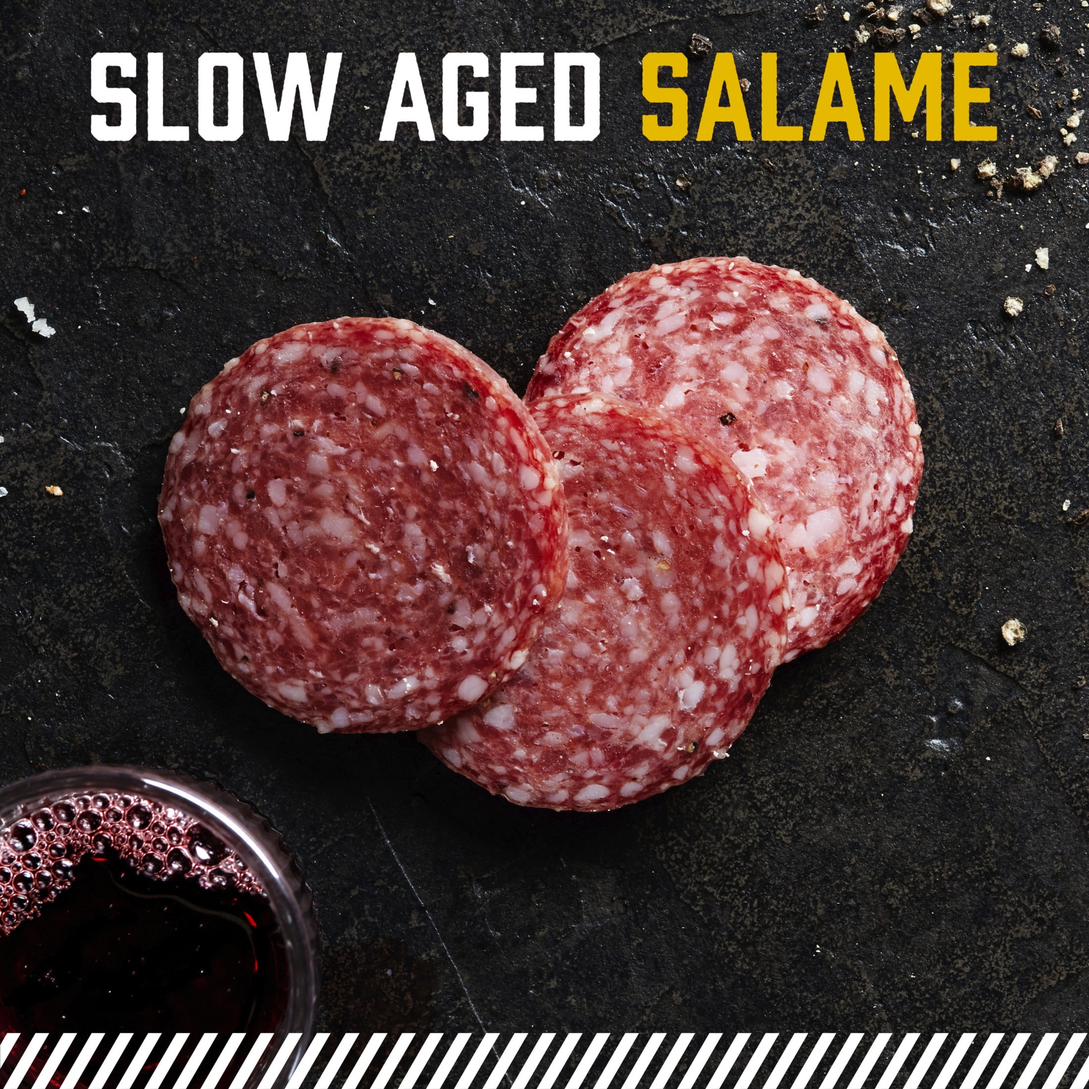 COLUMBUS, Italian Dry Salami, Refrigerated, 12 oz Plastic Tray
