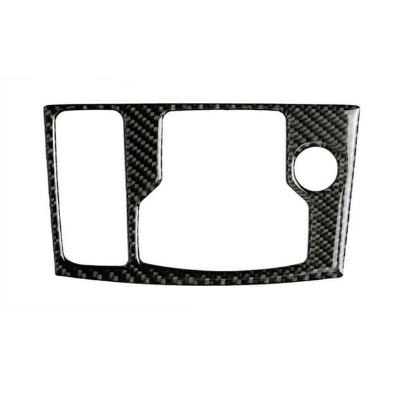 Carbon Fiber Interior Multimedia Button Cover Trim For Mazda 3 Axela 2017 2018