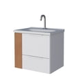 thumbnail image 2 of Mueble de Baño Madik con Lavabo y Estante Lateral Izquierdo Color Blanco 102873, 2 of 6