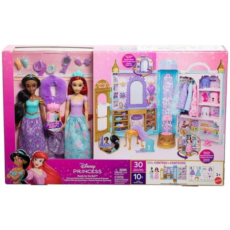 Disney Princess Ready for the Ball Princess Party Pack Doll Playset [with Ariel & Jasmine]