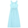 thumbnail image 4 of MSemis Kids Girls Beads Bridesmaid Wedding Party Dress Light Blue 6, 4 of 5