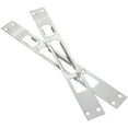 thumbnail image 5 of UPOUART 2Pcs Security Door Strike Plates for Door Latch 10.2X1.2X0.3In Reinforcement for Exterior, 5 of 7
