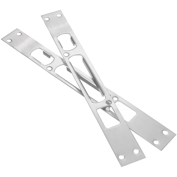 2 placas de seguridad para cerradura de puerta, placa larga, placa de refuerzo para cerradura de puerta