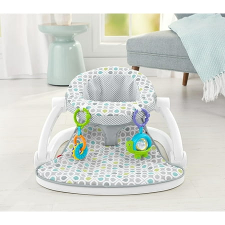 Fisher-Price Supportive Sit-Me-Up Comfy Interactive Floor Seat Infant Mat Toy