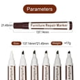 thumbnail image 7 of ZHZFKQ 2026 New Wood Markers Furniture Repair,Furniture Markers Touch Up,Furniture and Wood Floor Markers,Furniture Scratch Repair Paint Pen,Wood Floor Scratch Repair,Furniture Touch Up Markers, 7 of 7