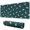 DarkGreen Dinosaurs Pattern, variant on Long Mouse Pads for Desk,DarkGreen Dinosaurs Pattern Desk Mats on Top Of Desks, Desk Mouse Pad Extra Large with 3mm Non-Slip Base and Stitched Edge for Gaming,Office,Work,Home 31.5"x11.8"