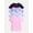 Black/English Lavender/Open Air/Pink Spacedye, variant on Russell Athletic Girls Performance Short Sleeve T-Shirts, 4-Pack, Sizes 4-18