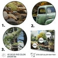thumbnail image 3 of Designart "Pickup Truck Calm Lakeside II" Transportation Floater Framed Wall Art Living Room, 3 of 7