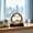 Orange, variant on Moving Sand Art Liquid Motion, 3D Deep Sea Sandscape Color Quicksand Decor, Round Glass Moving Sand Art Picture Relaxing Desktop Home Office Work Decor (7 inch)