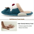 thumbnail image 4 of Ecetana Women's Christmas Fuzzy Cute Warm House Slippers Bedroom Indoor Shoes, 4 of 7
