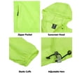 thumbnail image 3 of Little Donkey Andy Men’s UPF 50 Sun Protection Jacket Packable Lightweight Full Zip Hoodie for Running Travel Outdoors Fluorescent Yellow M, 3 of 7