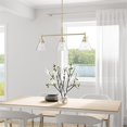 thumbnail image 5 of Malta 3-Light Linear Pendant in Brushed Champagne Bronze with Clear Glass, 5 of 8