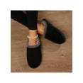 thumbnail image 4 of Women Non-Slip Mute Slippers Cozy Fleece Lining Multi-Color Solid Warm Comfortable Footwear, 4 of 7